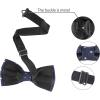 imageAllegra K Mens PreTied Adjustable Polka Dots Neck Ties Tuxedo Work Party Prom BowtieNavy Blue White