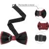 imageAllegra K Mens PreTied Adjustable Polka Dots Neck Ties Tuxedo Work Party Prom BowtieWine Red Colorful