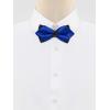 imageAllegra K Mens PreTied Bowties Plain Adjustable Neck Wedding Pointed Bow TiesRoyal Blue