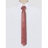 imageAllegra K Mens Stripe Classic SelfTied Necktie Skinny Tie Slim Ties for Business CasualRed