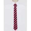imageAllegra K Mens Stripe Classic SelfTied Necktie Skinny Tie Slim Ties for Business CasualRose Red