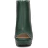 imageAllegra K Peep Toe Ankle Boots for Women Back Zip Chunky Heel Platform BootsDark Green