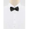 imageAllegra K Pretied Solid Adjustable Bowtie Classic Tuxedo Wedding Bow Ties for MenBlack