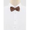imageAllegra K Pretied Solid Adjustable Bowtie Classic Tuxedo Wedding Bow Ties for MenCoffee