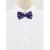 imageAllegra K Pretied Solid Adjustable Bowtie Classic Tuxedo Wedding Bow Ties for MenDeep Purple