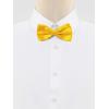 imageAllegra K Pretied Solid Adjustable Bowtie Classic Tuxedo Wedding Bow Ties for MenGolden Yellow