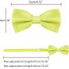 imageAllegra K Pretied Solid Adjustable Bowtie Classic Tuxedo Wedding Bow Ties for MenGreen