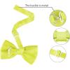 imageAllegra K Pretied Solid Adjustable Bowtie Classic Tuxedo Wedding Bow Ties for MenGreen