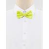 imageAllegra K Pretied Solid Adjustable Bowtie Classic Tuxedo Wedding Bow Ties for MenGreen