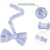 imageAllegra K Pretied Solid Adjustable Bowtie Classic Tuxedo Wedding Bow Ties for MenLavender