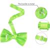 imageAllegra K Pretied Solid Adjustable Bowtie Classic Tuxedo Wedding Bow Ties for MenLight Green