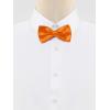 imageAllegra K Pretied Solid Adjustable Bowtie Classic Tuxedo Wedding Bow Ties for MenOrange