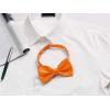 imageAllegra K Pretied Solid Adjustable Bowtie Classic Tuxedo Wedding Bow Ties for MenOrange