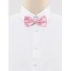 imageAllegra K Pretied Solid Adjustable Bowtie Classic Tuxedo Wedding Bow Ties for MenPink