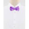 imageAllegra K Pretied Solid Adjustable Bowtie Classic Tuxedo Wedding Bow Ties for MenPurple