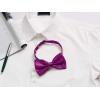 imageAllegra K Pretied Solid Adjustable Bowtie Classic Tuxedo Wedding Bow Ties for MenPurple Red