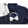 imageAllegra K Pretied Solid Adjustable Bowtie Classic Tuxedo Wedding Bow Ties for MenWhite
