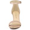 imageAllegra K Womens Ankle Strap Kitten Heeled Open Toe Stiletto Heels SandalsBeige