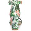 imageAllegra K Womens Floral Print Open Toe Block High Heels Summer SandalsGreen