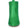 imageAllegra K Womens Pointed Toe Side Zipper Stiletto Heels Ankle BootsGreen