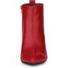 imageAllegra K Womens Pointed Toe Side Zipper Stiletto Heels Ankle BootsRed