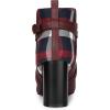 imageAllegra K Womens Pointy Toe Plaid Crisscross Strap Buckle Chunky Heels Ankle BootiesBurgundy
