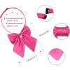 imageAllegra K Womens Pretied Bow Tie with Adjustable Neck Strap Cute Bowtie 2 PcsBlackfuchsia