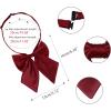 imageAllegra K Womens Pretied Bow Tie with Adjustable Neck Strap Cute Bowtie 2 PcsBlackwine Red