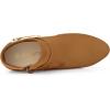 imageAllegra K Womens Round Toe Buckle Chunky Heels Ankle BootsBrown
