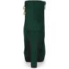 imageAllegra K Womens Round Toe Chunky High Heel Platform Ankle BootsGreen