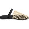 imageAllegra K Womens Slip on Mesh Flats Braided Slides SandalsKhaki