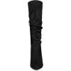 imageAllegra K Womens Slouch Pointed Toe Stiletto Heel Knee High BootsBlack