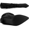 imageAllegra K Womens Slouch Pointed Toe Stiletto Heel Knee High BootsBlack
