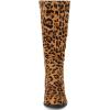 imageAllegra K Womens Slouch Round Toe Low Heel Boots Knee High BootsLeopard