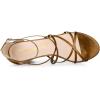 imageAllegra K Womens Strappy Crisscross Strap Opened Toe Block Heels SandalsBrown