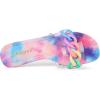 imageAllegra K Womens Tie Dye Chain Clear Slides Slip SandalsPink Blue