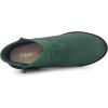 imageAllegra K Womenss Low Chunky Heel Side Zipper Ankle BootiesGreen