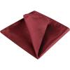 imageAllegra K Mens Pocket Squares Solid Color Classic Textured Handkerchiefs for Wedding BusinessWine Red