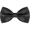 imageAllegra K Pretied Solid Adjustable Bowtie Classic Tuxedo Wedding Bow Ties for MenBlack
