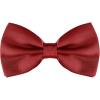 imageAllegra K Pretied Solid Adjustable Bowtie Classic Tuxedo Wedding Bow Ties for MenWine Red