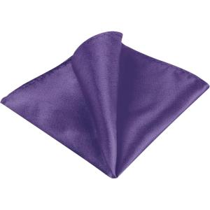 imageAllegra K Mens Pocket Squares Handkerchiefs Solid Color for Wedding PartyDark Purple