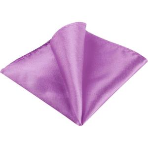 imageAllegra K Mens Pocket Squares Handkerchiefs Solid Color for Wedding PartyPurple