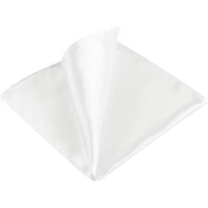 imageAllegra K Mens Pocket Squares Handkerchiefs Solid Color for Wedding PartyWhite