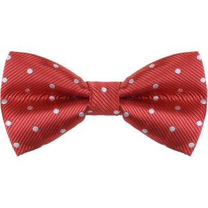 imageAllegra K Mens PreTied Adjustable Polka Dots Neck Ties Tuxedo Work Party Prom BowtieBright Red