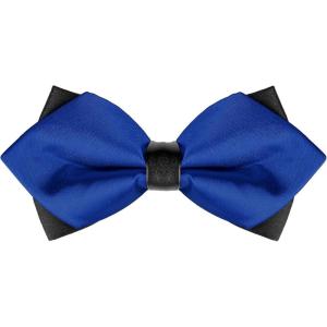 imageAllegra K Mens PreTied Bowties Plain Adjustable Neck Wedding Pointed Bow TiesRoyal Blue