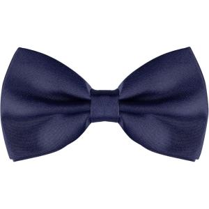 imageAllegra K Pretied Solid Adjustable Bowtie Classic Tuxedo Wedding Bow Ties for MenDark Blue