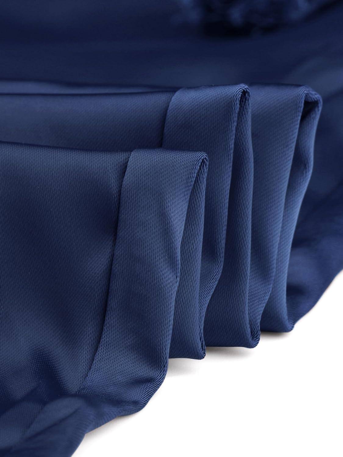 imageAllegra K High Waisted Pants for Womens Casual Drawstring Ankle Length Satin Joggers