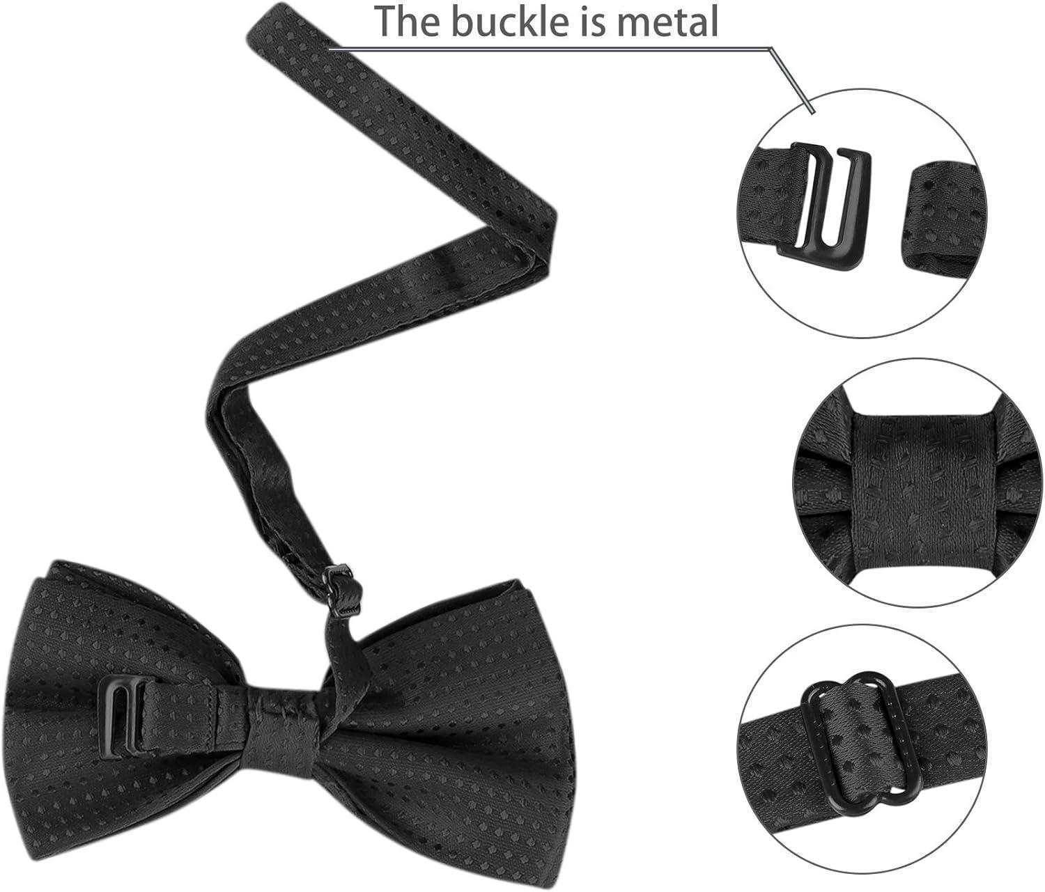 imageAllegra K Mens Polka Dots PreTied Bowknot Bow Ties Work Formal Party Tuxedo BowtiesBlack