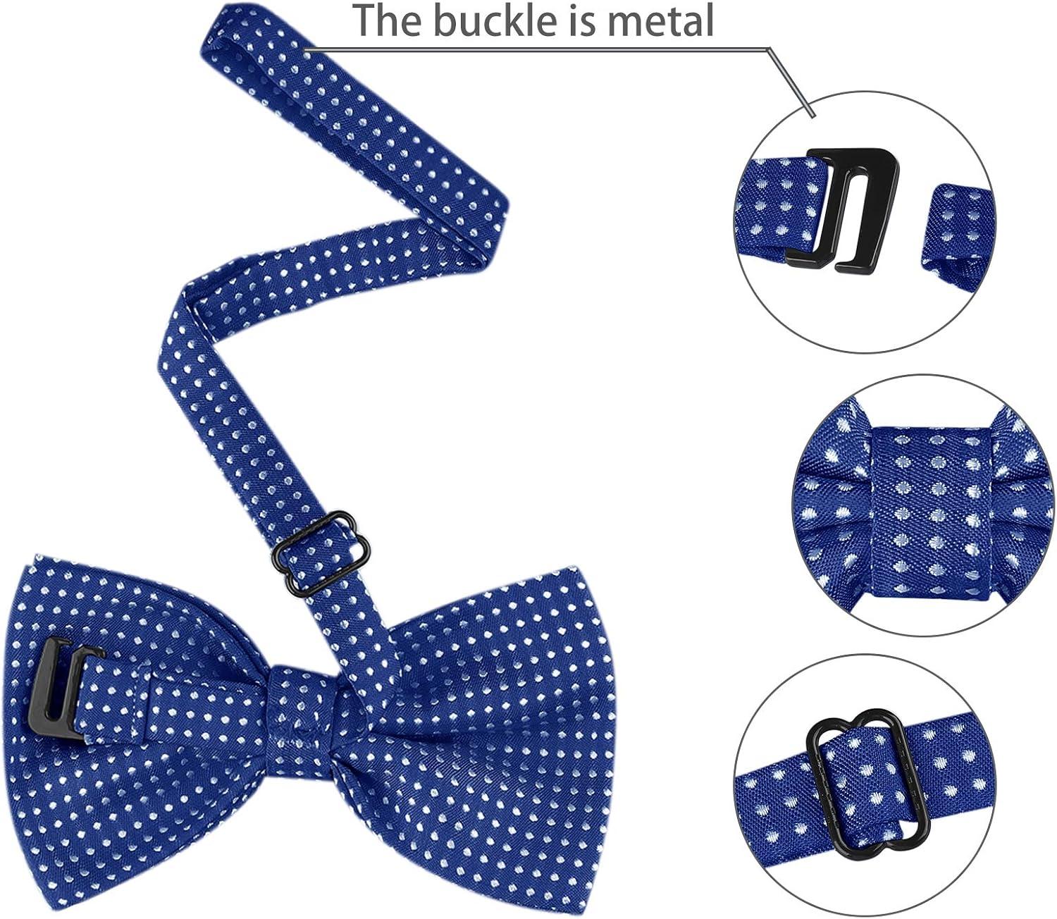 imageAllegra K Mens Polka Dots PreTied Bowknot Bow Ties Work Formal Party Tuxedo BowtiesDeep Blue