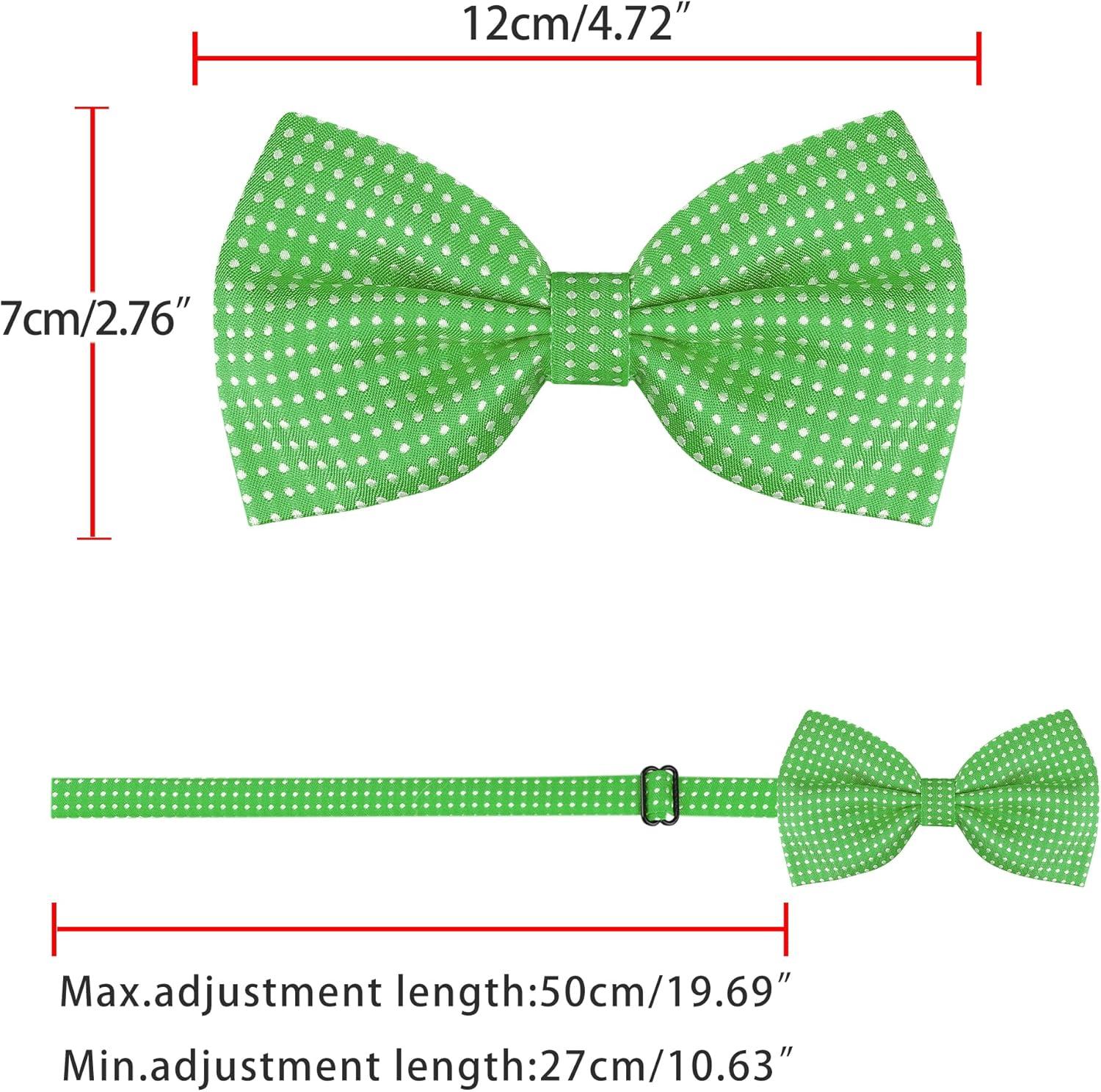 imageAllegra K Mens Polka Dots PreTied Bowknot Bow Ties Work Formal Party Tuxedo BowtiesGreen